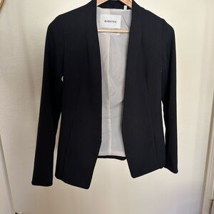 Aritzia Babaton Women's Black Blazer Mirror Crepe Size 00 XXS